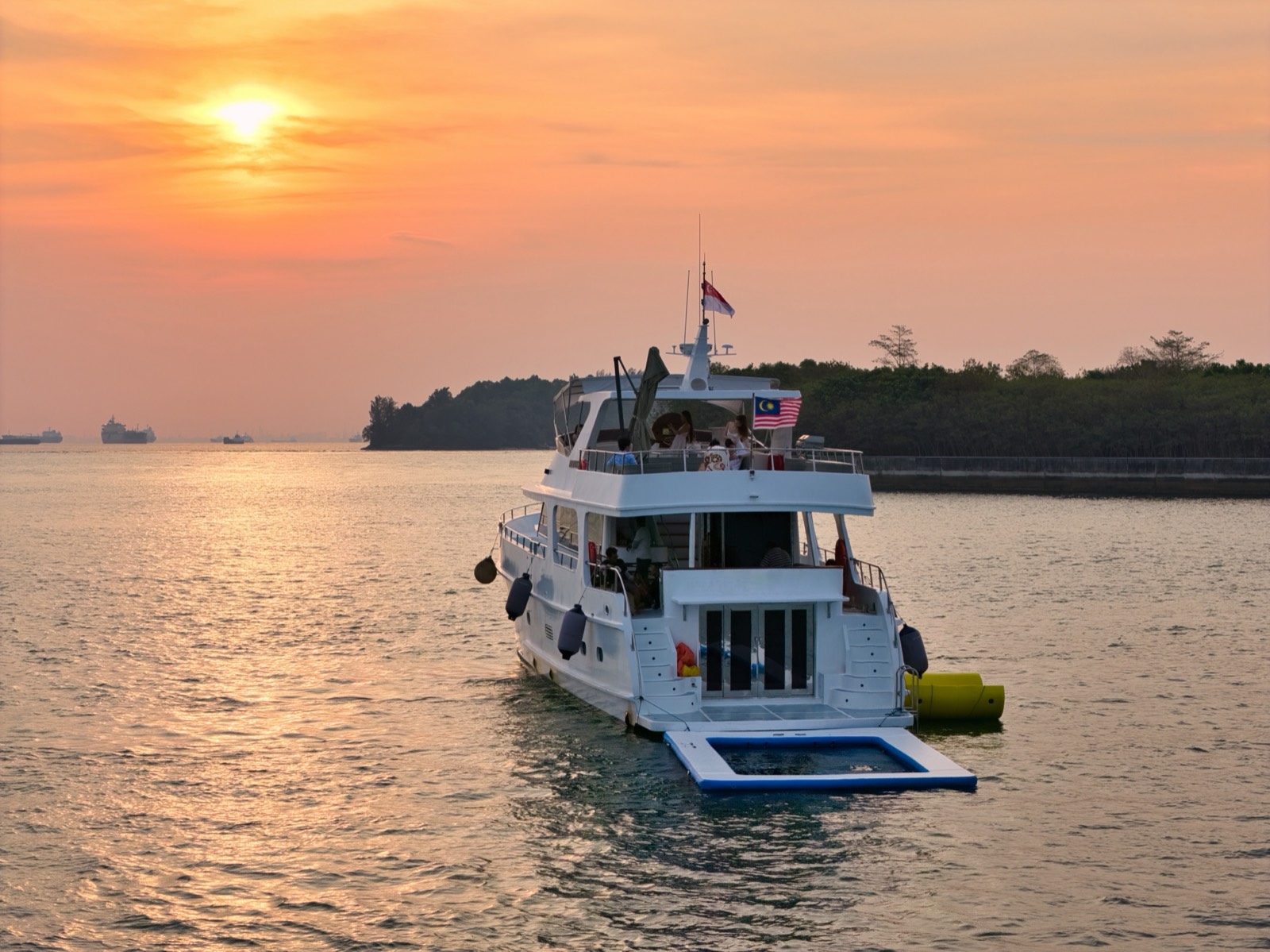 Explorer 82 flybridge deck Singapore