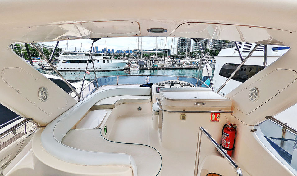 50 ft Majesty Flybridge Yacht Singapore