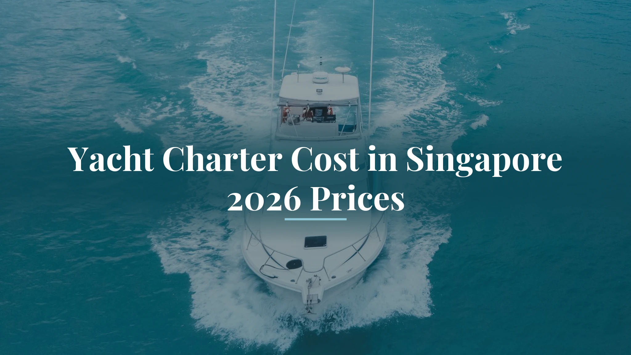 Yacht charter cost Singapore private catamaran off southern islands